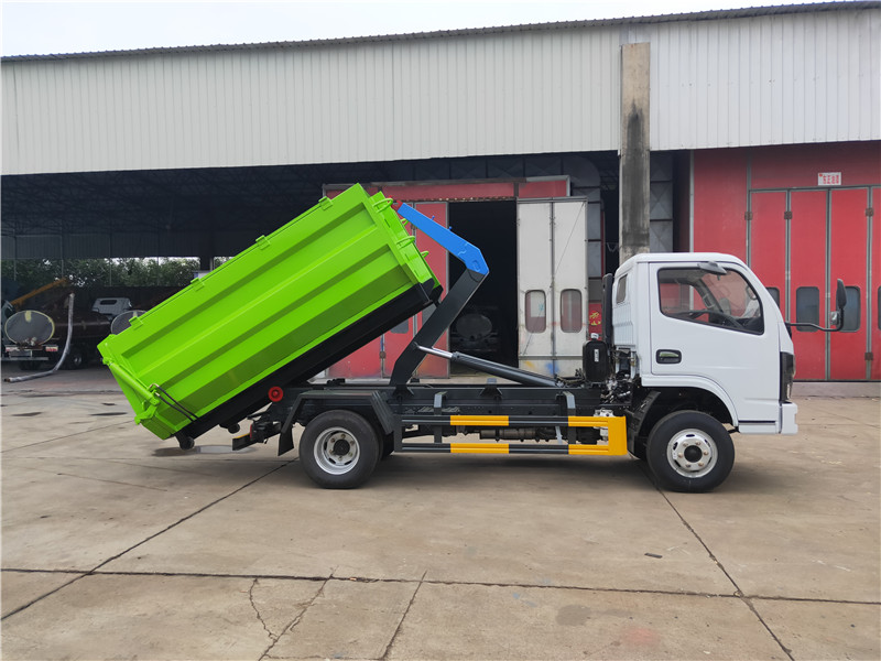 藍(lán)牌車廂可卸式5方糞污運輸車