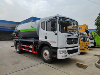 抽吸運(yùn)輸污水淤泥、糞便、沼液罐式車(chē)，國(guó)六排放吸污車(chē)抽吸快、適用面廣